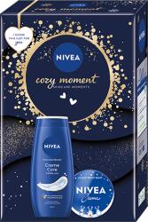Nivea Set cadou Nivea: Gel de dus Crème Care, 250 ml + Crema pentru corp, fata si maini Crème, 75 ml (9005800382029)