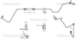 TRISCAN Furtun hidraulic, sistem de directie TRISCAN 8516 16043 (8516 16043)