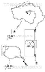 TRISCAN Furtun hidraulic, sistem de directie TRISCAN 8516 25003 (8516 25003)