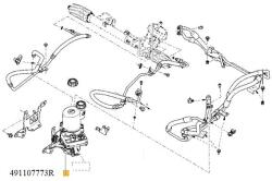 Original Renault Pompa hidraulica, sistem de directie ORIGINAL RENAULT 49 11 077 73R (49 11 077 73R)