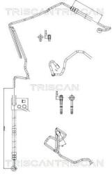 TRISCAN Furtun hidraulic, sistem de directie TRISCAN 8516 29006 (8516 29006)