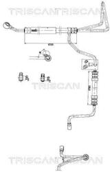 TRISCAN Furtun hidraulic, sistem de directie TRISCAN 8516 29054 (8516 29054)