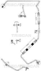 TRISCAN Furtun hidraulic, sistem de directie TRISCAN 8516 28010 (8516 28010)
