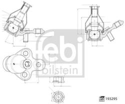 Febi Bilstein Articulatie sarcina/ghidare FEBI BILSTEIN 193295 (193295)
