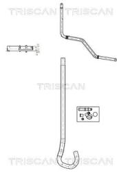 TRISCAN Furtun hidraulic, sistem de directie TRISCAN 8516 16033 (8516 16033)