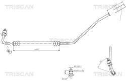 TRISCAN Furtun hidraulic, sistem de directie TRISCAN 8516 29027 (8516 29027)