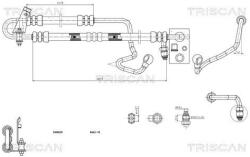 TRISCAN Furtun hidraulic, sistem de directie TRISCAN 8516 11013 (8516 11013)
