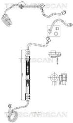 TRISCAN Furtun hidraulic, sistem de directie TRISCAN 8516 29081 (8516 29081)