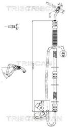 TRISCAN Furtun hidraulic, sistem de directie TRISCAN 8516 23006 (8516 23006)