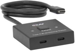 Club 3D CSV-2511 kapcsoló, Usb-c 2xUSB-C 2in1, 8K60Hz, 4K120Hz, Pd 100W (CSV-2511)
