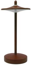 KELU Lampa de masa LED, 1W, 130lm, 3000K, reincarcabila, aluminiu, maro, Sake Kelu (LAMP-TABLE-SAKE/BN-KELU)