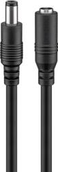 Goobay Cablu de extensie DC mama - tata 10m, Goobay (CABLE-DCM/DCF/2.1MM-10BK-GBAY)