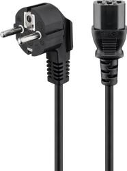 Well Cablu de alimentare calculator Schuko 90 grade tata - CCE mama 3m Well (CABLE-703-3.0-WL)