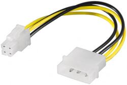 Goobay Cablu alimentare 5.25 tata - P4 tata 0.16m (CABLE-PW-SATA-06)
