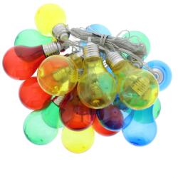 WELL Ghirlanda luminoasa decorativa 20 LED-uri multicolore cu jocuri de lumini cablu transparent, WELL (DECOL-ST/20MC/TT-CTR-WL) - vitacom