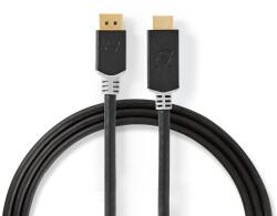 Nedis Cablu DisplayPort - HDMI, 4K60Hz, 2m, antracit, Nedis (CCBW37104AT20)
