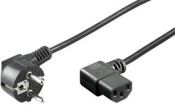 Goobay Cablu de alimentare calculator Schuko 90grade tata - CCE mama 90grade1.5m Goobay (CABLE-703AN-1.5)