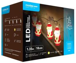 Modee Ghirlanda luminoasa decorativa Modee C1013, 10 LED-uri, 0.15W, 1.35m, 3x AA, alb cald (DECOL-C1013-MDE)