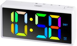 Trevi Ceas desteptator Trevi EC 886, afisaj digital multicolor, alb (CLOCK-DESK-EC886WE-TRV)