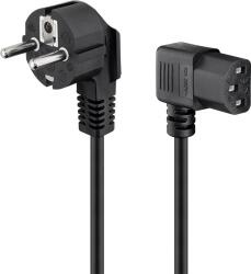 Goobay Cablu de alimentare calculator 2m, negru, Goobay (CABLE-706-GBAY)