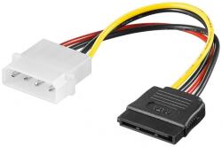 Goobay Cablu alimentare 4p 5.25 tata - SATA 0.13m, Goobay (CABLE-PW-SATA-05)