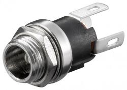 Goobay Mufa DC sasiu 2.1 mm cu lipire Goobay (SOCKET-DC-2.1MM/SLD)
