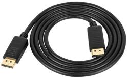 Well Cablu Displayport tata - Displayport tata 2m 1080p Well (CABLE-DPM/DPM-2BK-WL)