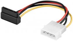 Goobay Cablu adaptor 4 pini 5, 25 tata - SATA 90°, 0.13m, Goobay (CABLE-PW-SATA-04)