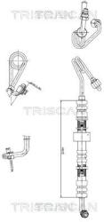 TRISCAN Furtun hidraulic, sistem de directie TRISCAN 8516 23007 (8516 23007)