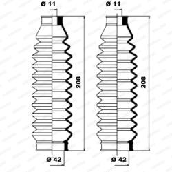 Moog Ansamblu burduf, directie MOOG K150083 (K150083)