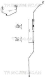 TRISCAN Furtun hidraulic, sistem de directie TRISCAN 8516 29042 (8516 29042)