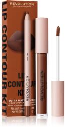 Revolution Beauty Lip Contour Kit set îngrijire buze culoare D. 2 buc