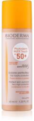 BIODERMA Photoderm Nude Touch fluid tonifiant de protecție pentru piele mixtă și grasă SPF 50+ culoare Light Colour 40 ml