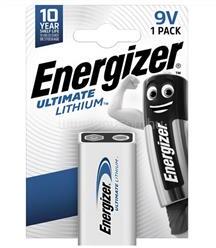 Energizer ULTIMATE LITHIUM tartós elem 6LR61, lítium, 1db/csomag (ENERGIZER_E301535000) (ENERGIZER_E301535000)