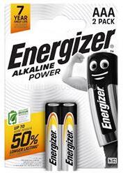 Energizer ALKALINE POWER tartós elem AAA, alkáli, 2db/csomag (ENERGIZER_E300132700) (ENERGIZER_E300132700)