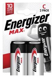 Energizer MAX tartós elem C, alkáli, 2db/csomag (ENERGIZER_E302306700) (ENERGIZER_E302306700)