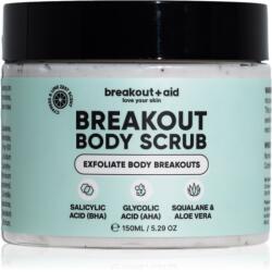 breakout + aid Body Scrub testpeeling pattanások ellen 150 ml