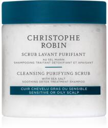 Christophe Robin Purifying Scrub With Sea Salt mélytisztító peeling tengeri sóval 250 ml