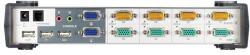 ATEN KVM Switch USB VGA Dual-View + Audio, 4 port - CS1744 (ATEN-CS1744C-AT)