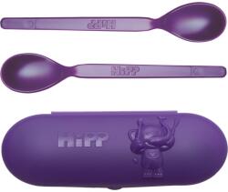 Hipp Spoons Set etetőkészlet utazásra Purple