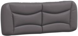 vidaXL szürke műbőr fejtámla párna Hvar 140 cm 374586 (374586)