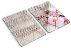tulup Üveg vágódeszka fényképpel, Tulup, Orchidea fán, Bézs, 2x40x52 cm, 010010520020000001644 (010010520020000001644)
