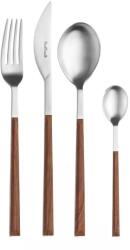 Pintinox Sushi Queen Mahogany Satin Evőeszközkészlet 24 darab, fekete-arany díszdoboz