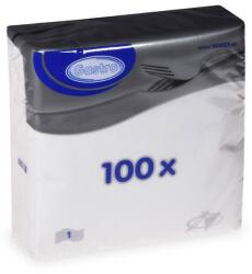 Wimex - 1 rétegű szalvéta 30 × 30 cm, fehér - 100 darab (70330)