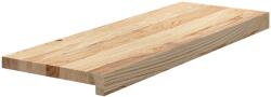 vidaXL Lépcsőfokok 2 db Kezeletlen tömör tölgyfa 70x30x2 cm 3283778 (3283778)