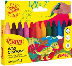 JOVI Creioane cerate Jumbo, culori asortate, 12 buc/set, Jovi JOVI980/12