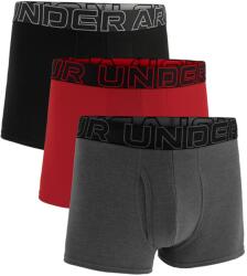 Under Armour Under Armour, Logós derekú sportboxer szett - 3 db, Fekete, Sötétpiros, Sötétszürke, L (25UUSHJ083-021-L)