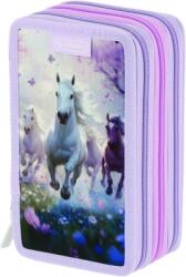Herlitz Penar echipat 31 piese, 3 fermoare, Whisper Mane, Herlitz HZ400205915 Penar