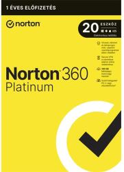 Symantec SW Norton 360 Platinum - 21428034 - 100GB BG 1 потребител, 20 устройства/1 година, електронен лиценз (21428034)