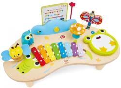 HaPe International Set din lemn Hape - Masă muzicală cu 8 instrumente în 1 (H0523)